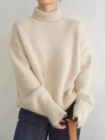 The Clara Oversized Turtleneck – Timeless – Warm and Relaxed Fit – Perfect for Cold Days