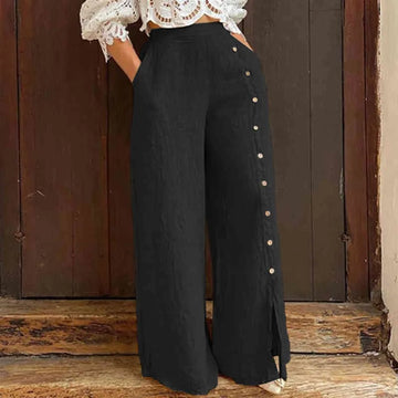 Hannah™ - Soft Plus Size Wide Leg Casual Pants