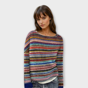 Elarine | Casual & Cozy Striped Sweater