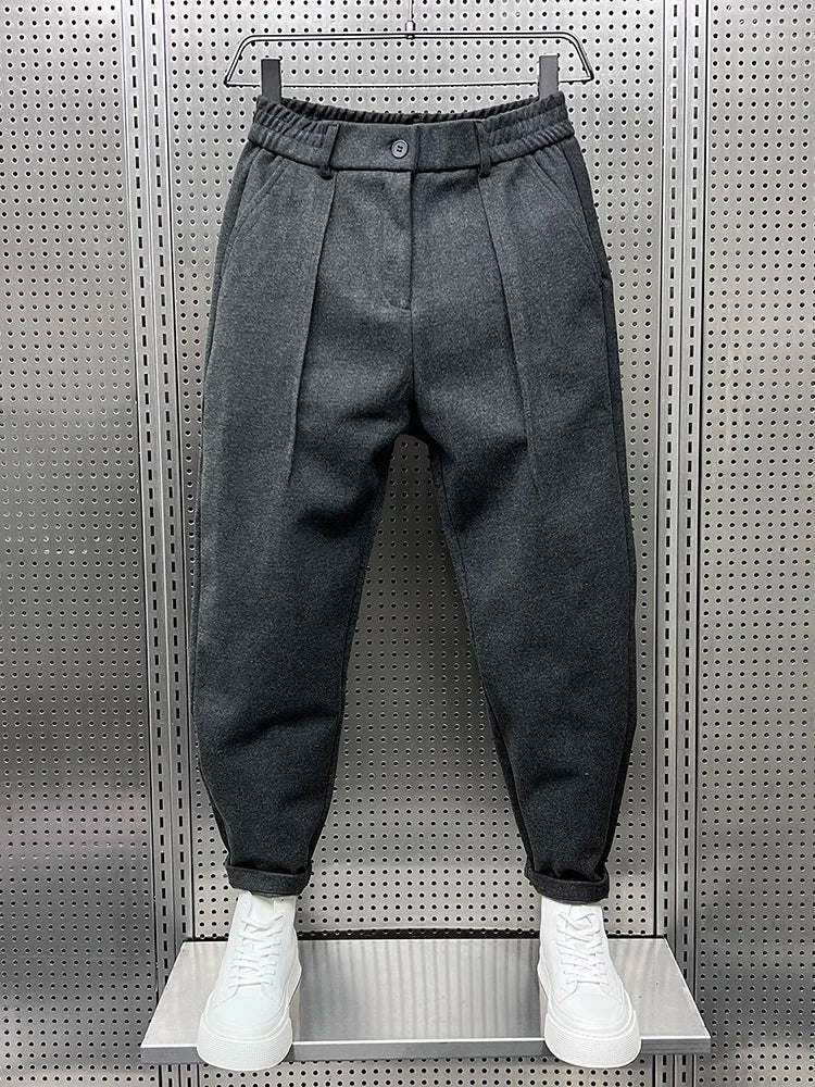 Mathieu - Elegant Houndstooth Pants