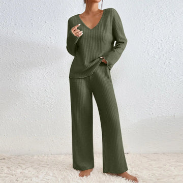 Florine | Two-piece set with Straight Pants