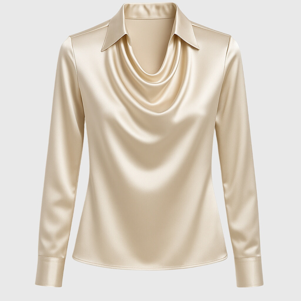 Brooklyn | Sleek Satin Blouse